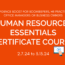 Human Resources Essentials Certificate Program 2.7.24 to 3.13.24